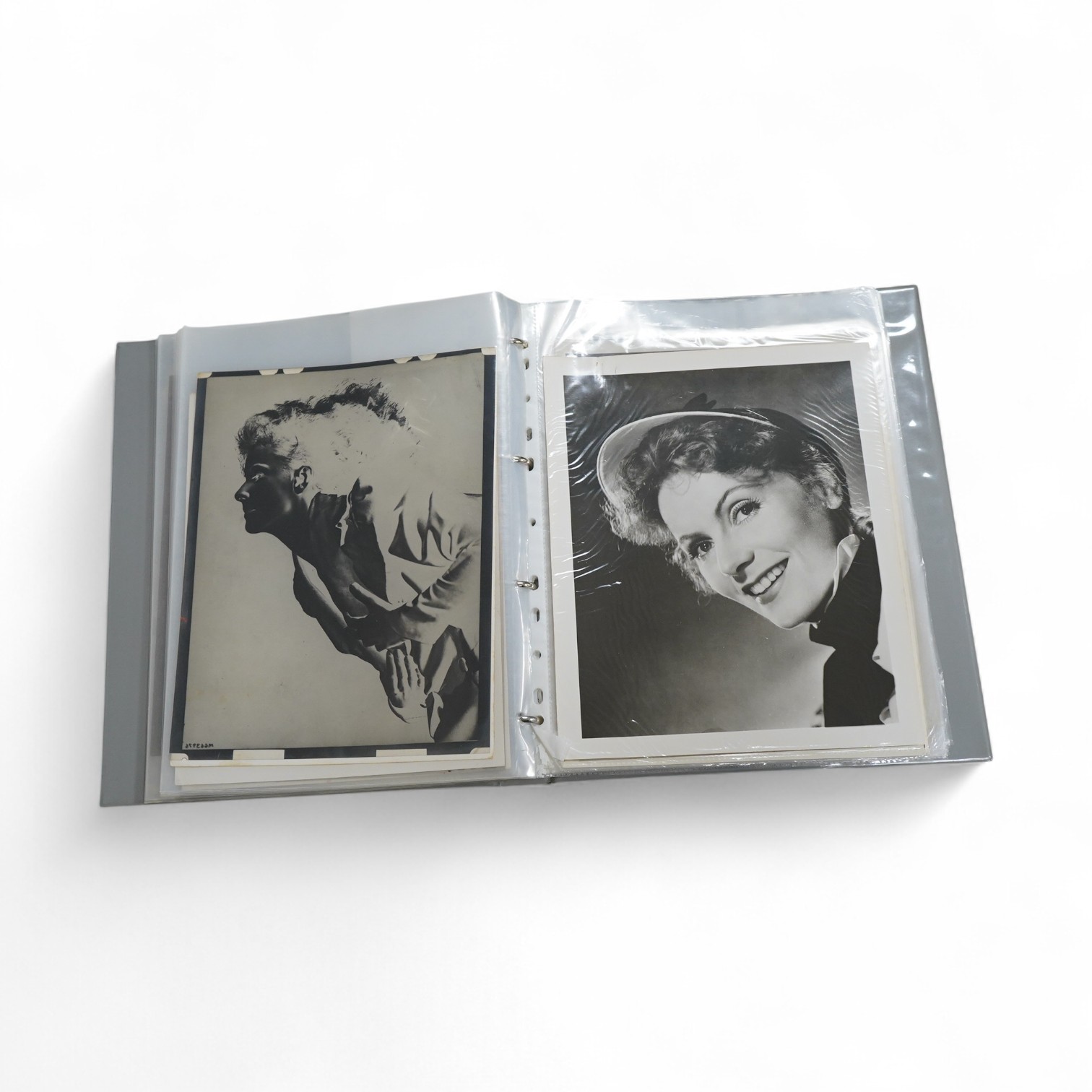An album of photographs, some signed and inscribed